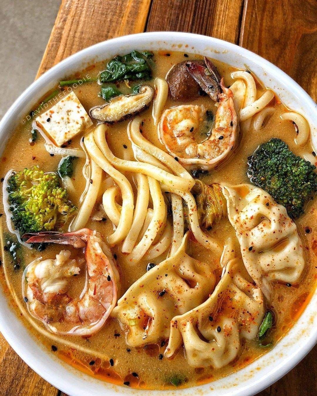miso broth dumplings
